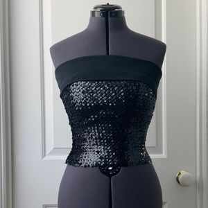 Vintage Guess Sequined Tube Top